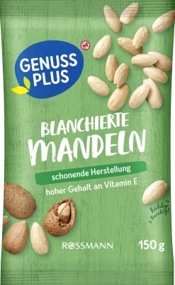 GENUSS PLUS Blanchierte Mandeln