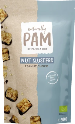 Naturally PAM Bio Nut Clusters Peanut Choco
