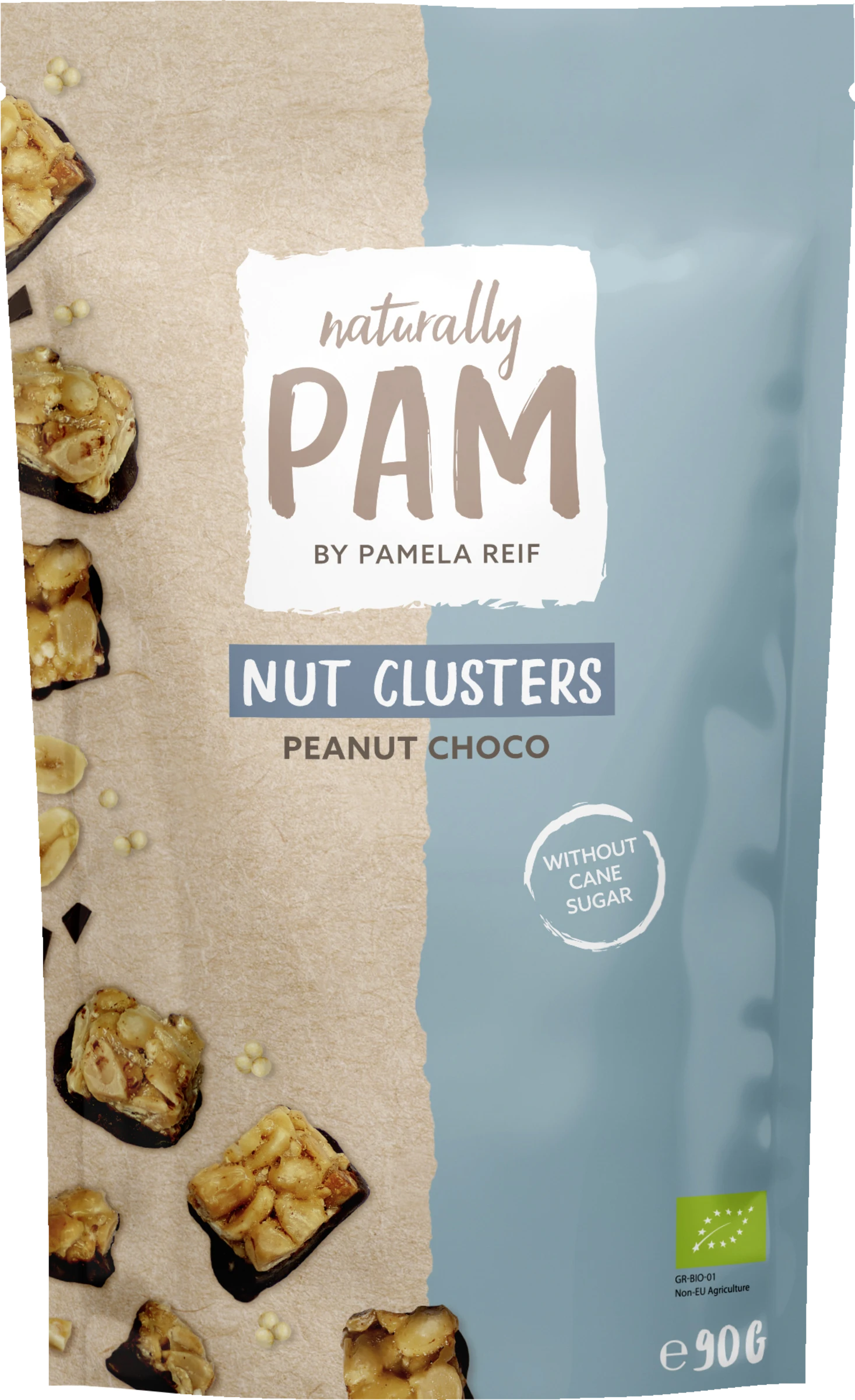 Naturally PAM Bio Nut Clusters Peanut Choco 3 Naturally PAM Bio Nut Clusters Peanut Choco