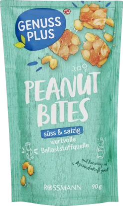 GENUSS PLUS Peanut Bites Süß & Salzig