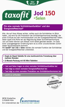 Taxofit Jod 150 9 Taxofit Jod 150 -ALL STARS SHOP MAM 8503448 SHOP IMAGE 1.4