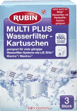 RUBIN Multi Plus Wasserfilter Kartuschen