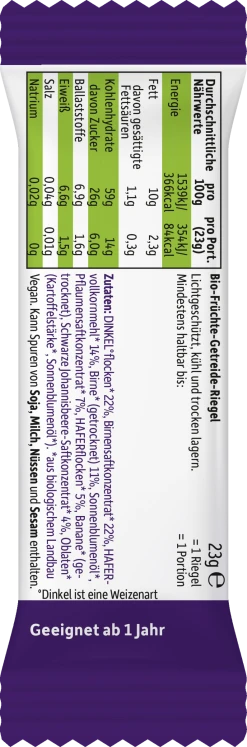 Erdbär Bio Freche Freunde Birne, Pflaume & Schwarze Johannisbeere Riegel 7 Erdbär Bio Freche Freunde Birne, Pflaume & Schwarze Johannisbeere Riegel -ALL STARS SHOP MAM 8678624 SHOP IMAGE 1.4