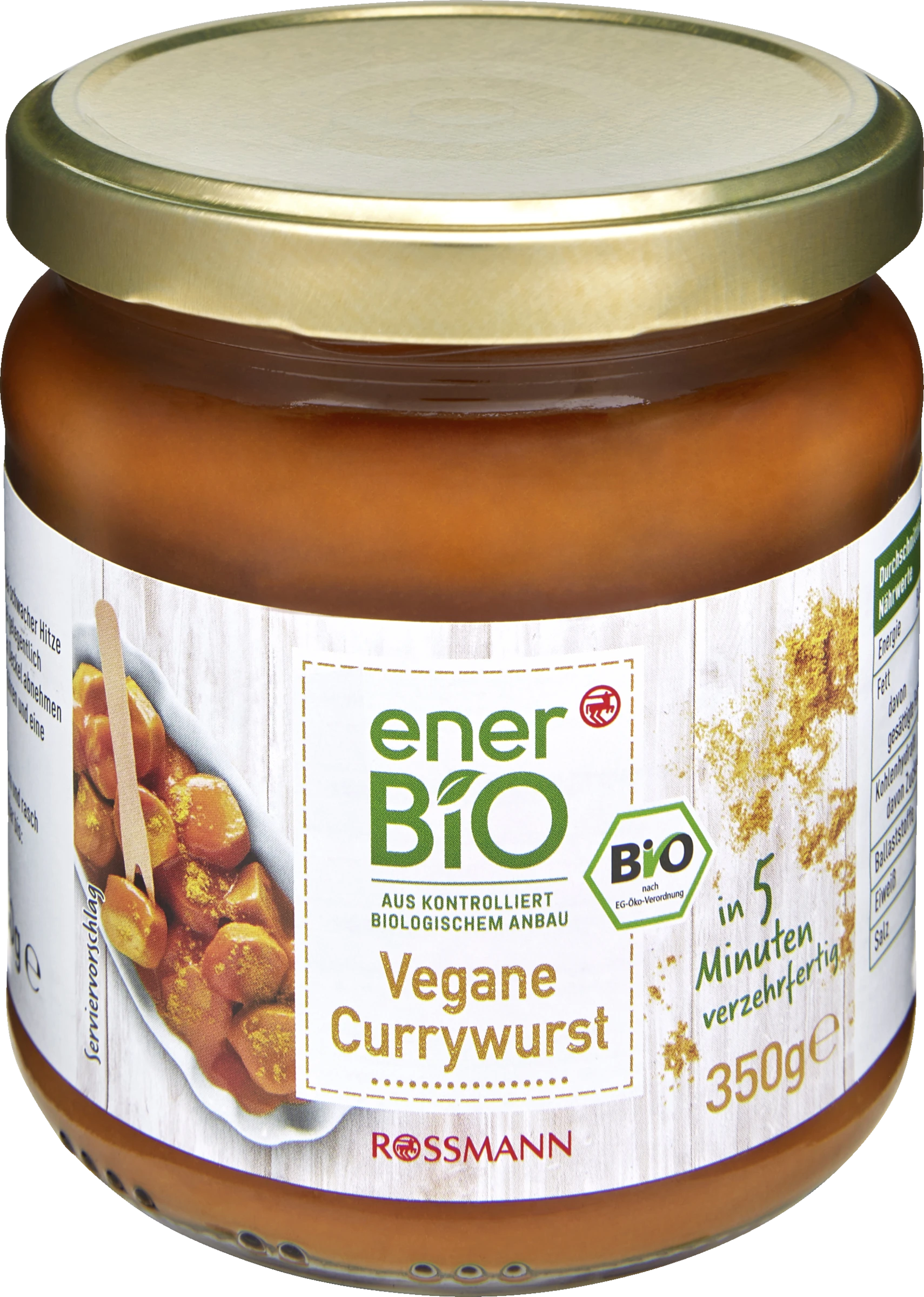 EnerBiO Vegane Currywurst 3 EnerBiO Vegane Currywurst