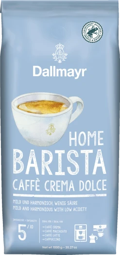 Dallmayr Home Barista Caffè Crema Dolce Ganze Bohnen