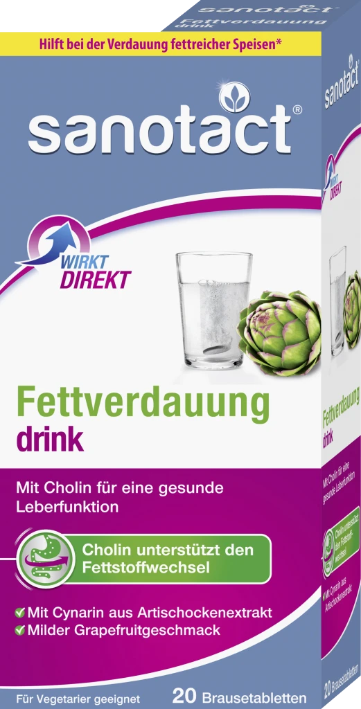 Sanotact® Fettverdauung Drink 3 Sanotact® Fettverdauung Drink