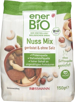 EnerBiO Nuss Mix Geröstet & Ohne Salz
