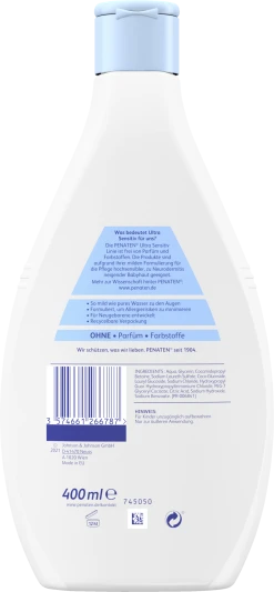 Penaten Ultra Sensitiv Bad & Shampoo -ALL STARS SHOP MAM 9028328 SHOP IMAGE 1.4