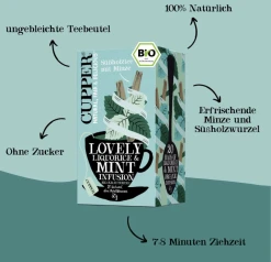 Cupper Bio Kräutertee Lovely Liquorice & Mint Infusion -ALL STARS SHOP MAM 9177032 SHOP IMAGE 1.4