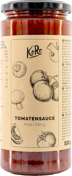 KoRo Tomatensoße Mit Pilzen