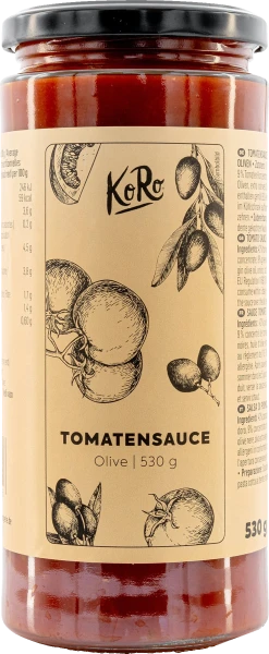 KoRo Tomatensoße Mit Oliven