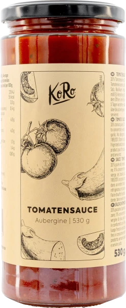 KoRo Tomatensoße Mit Aubergine