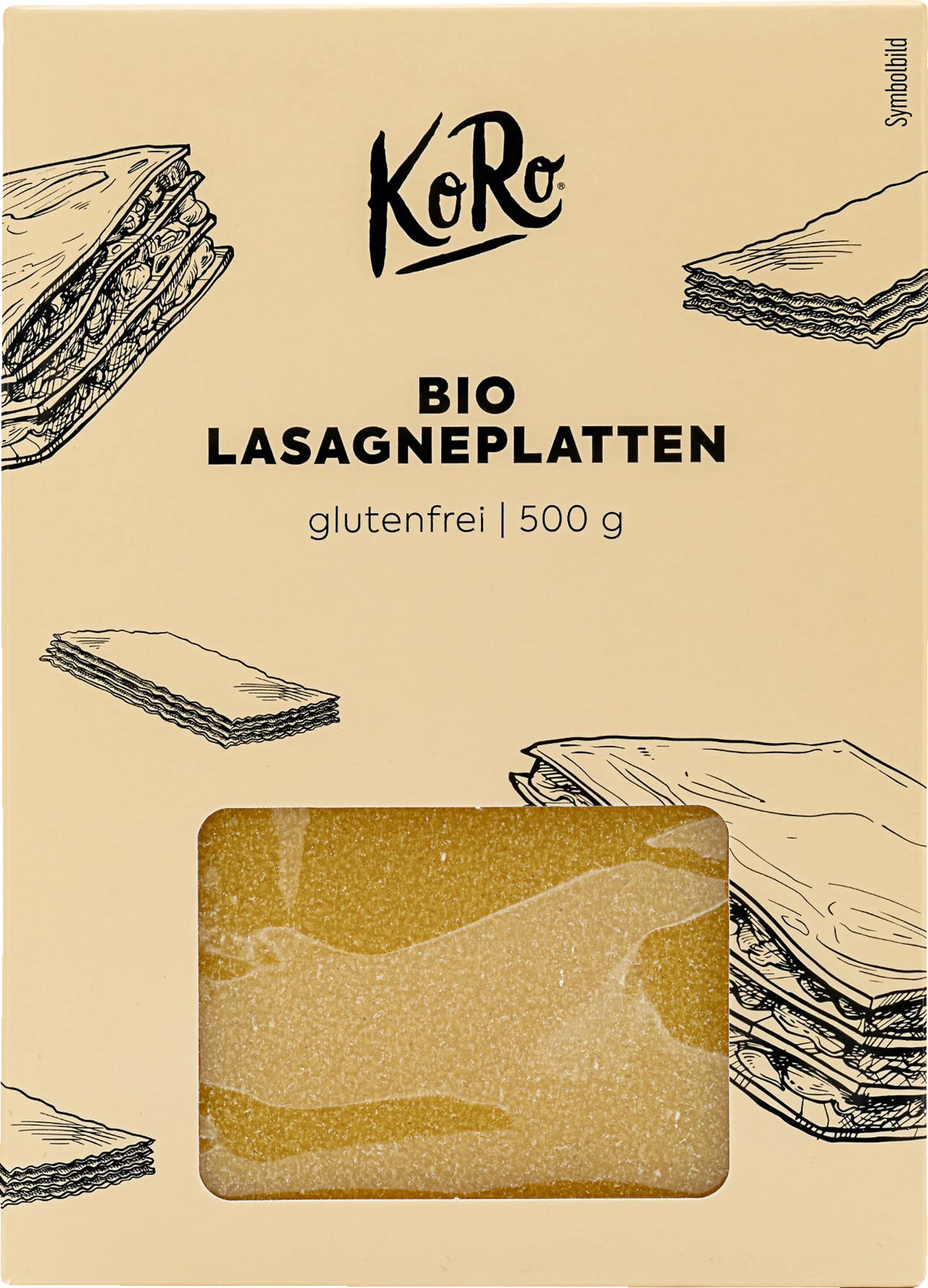 KoRo Glutenfreie Bio Lasagneplatten 3 KoRo Glutenfreie Bio Lasagneplatten