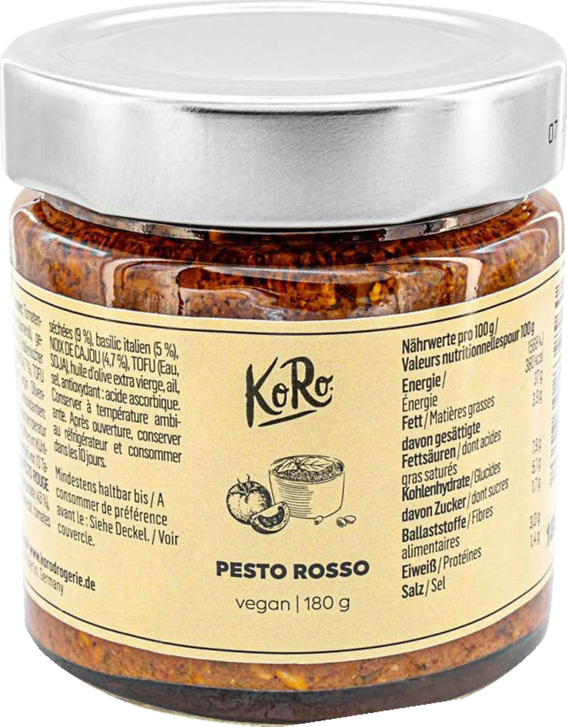 KoRo Pesto Rosso Vegan 3 KoRo Pesto Rosso Vegan