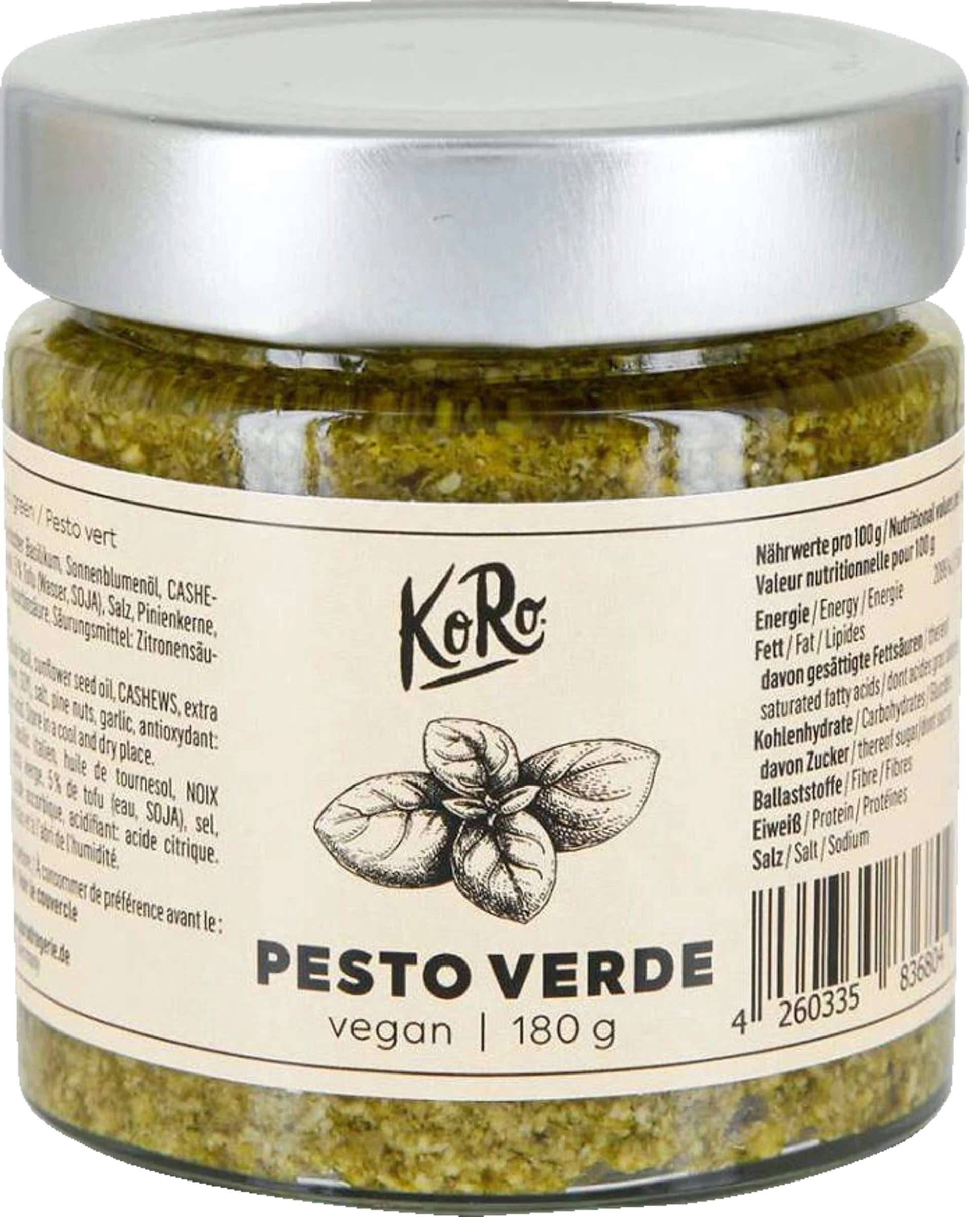 KoRo Pesto Verde Vegan 3 KoRo Pesto Verde Vegan