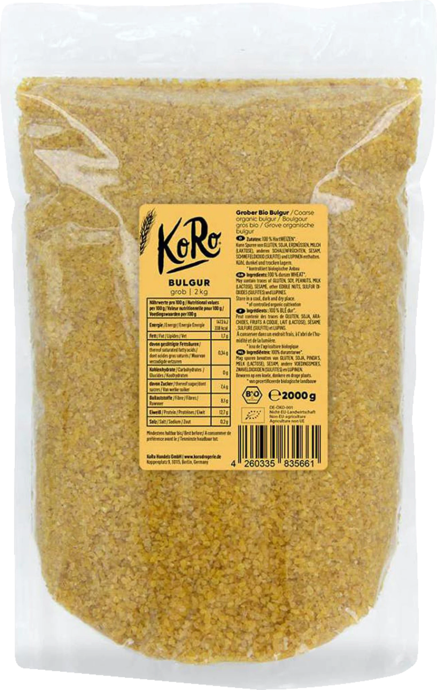 KoRo Bio Bulgur 3 KoRo Bio Bulgur
