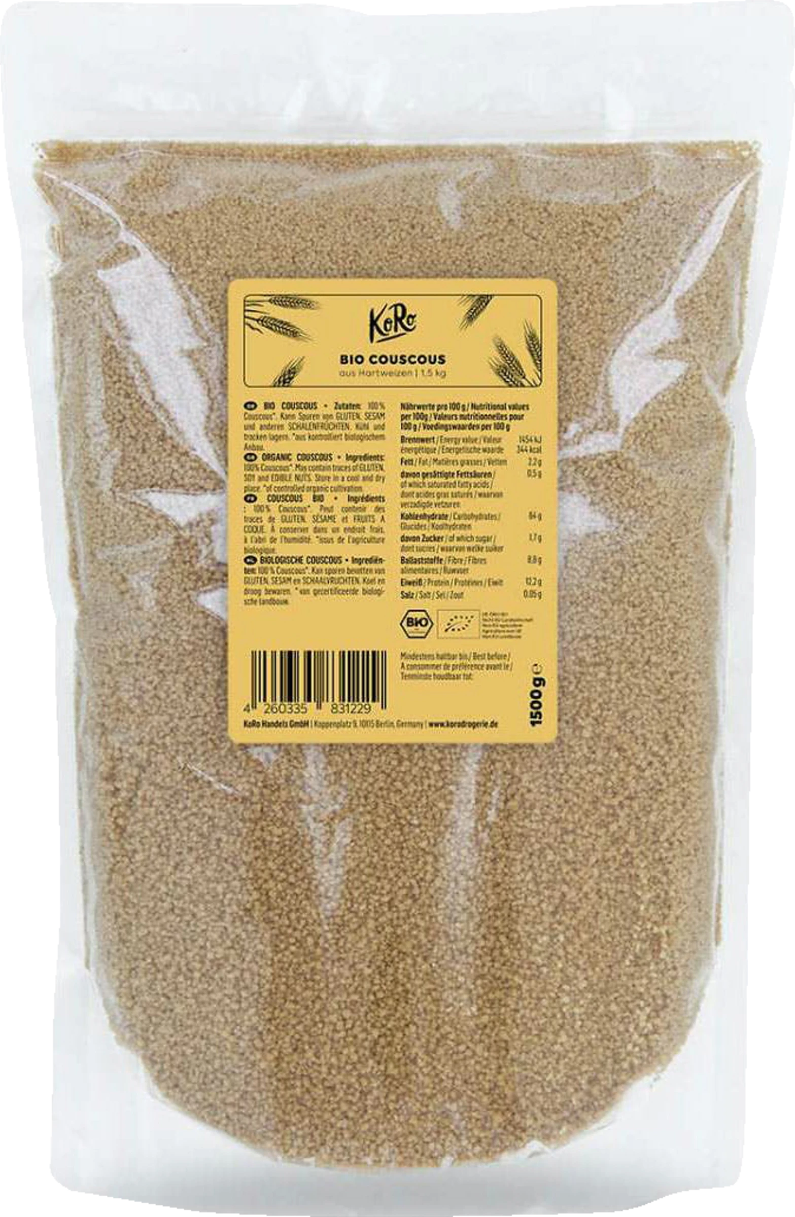 KoRo Bio Couscous 3 KoRo Bio Couscous