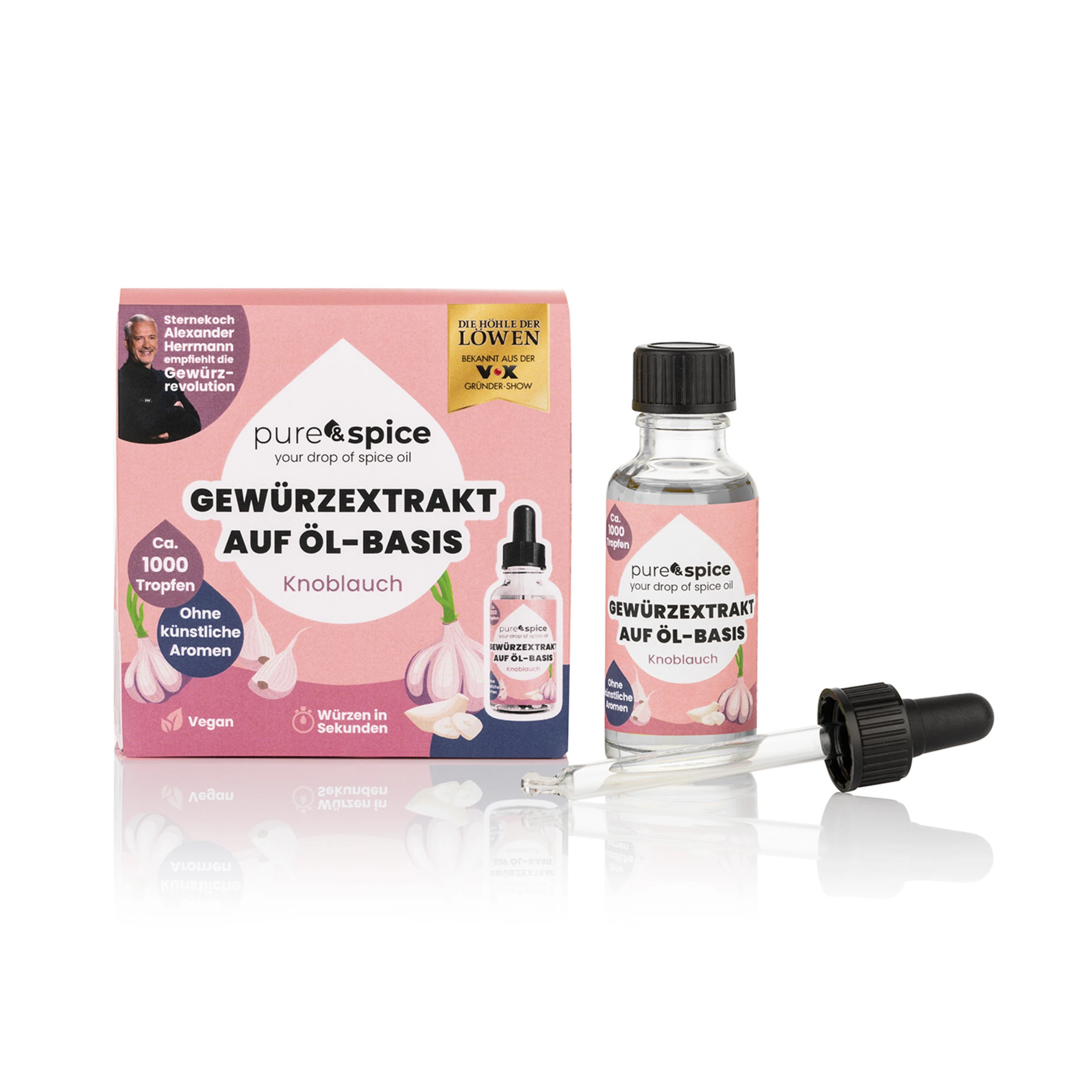 Pure & Spice - Your Drop Of Spice Oil Gewürzextrakt Knoblauch 4 Pure & Spice - Your Drop Of Spice Oil Gewürzextrakt Knoblauch – Bild 2