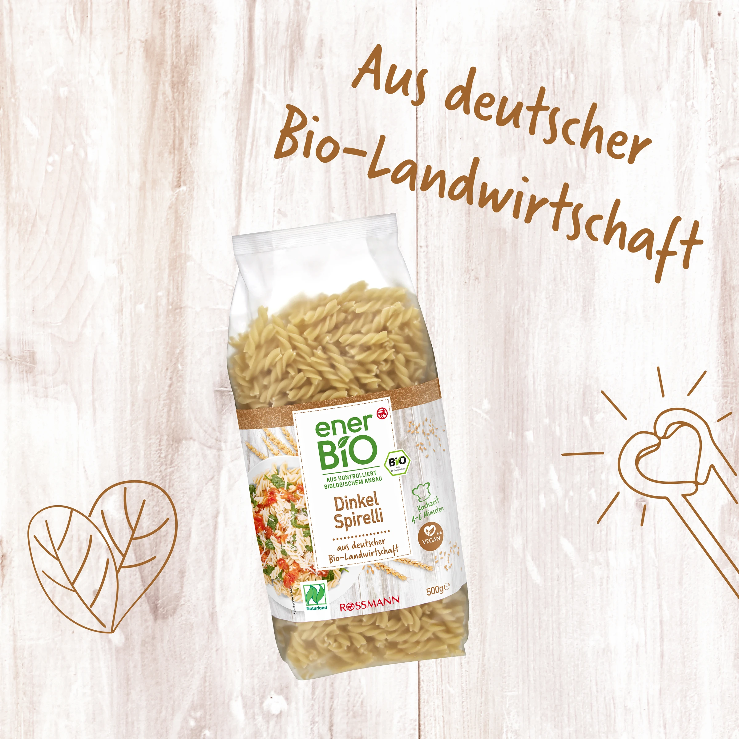 EnerBiO Dinkel Spirelli 5 EnerBiO Dinkel Spirelli – Bild 3