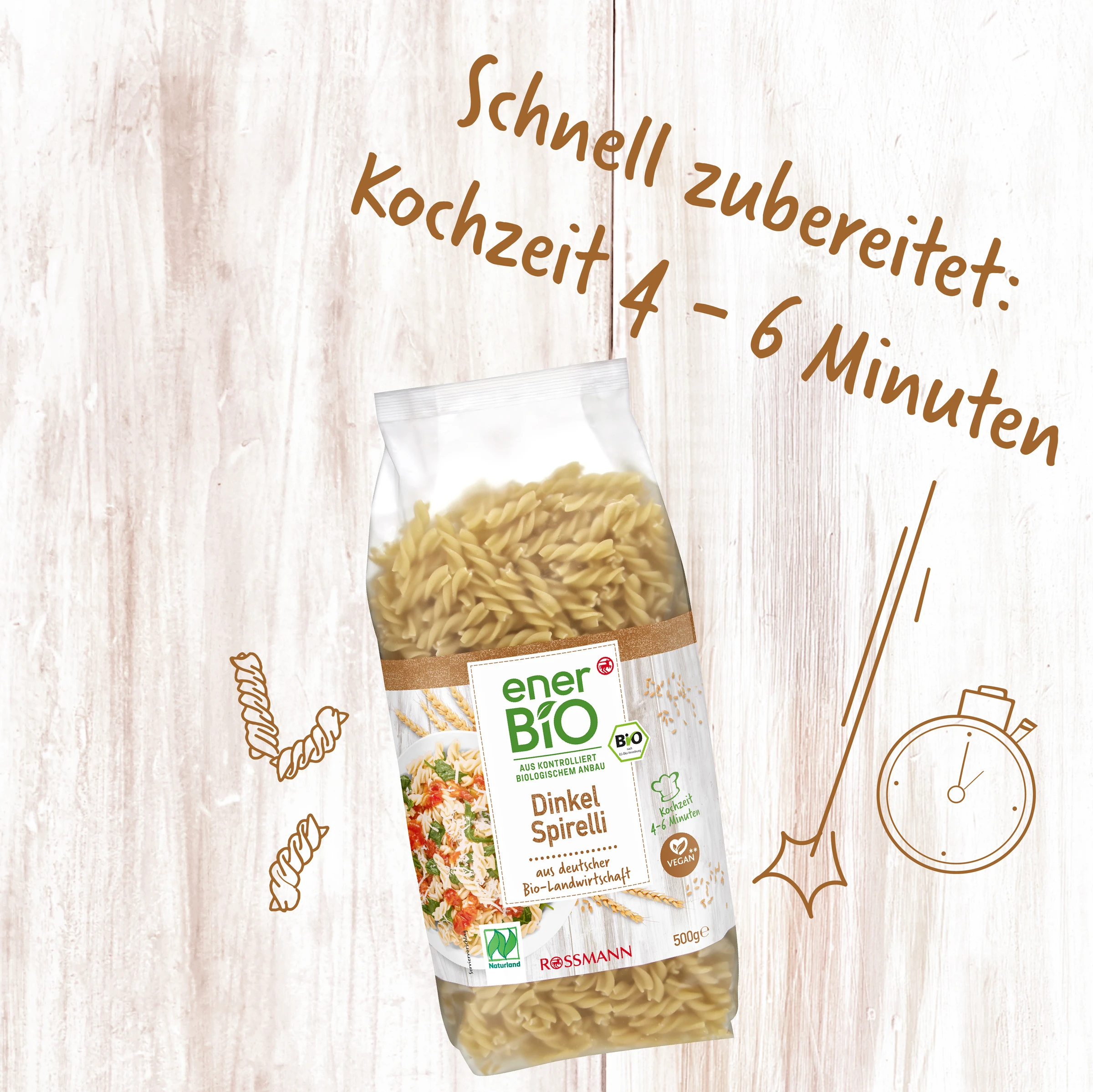 EnerBiO Dinkel Spirelli 7 EnerBiO Dinkel Spirelli – Bild 5