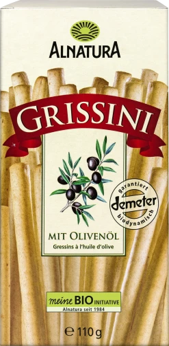 Alnatura Bio Grissini Mit Olivenöl