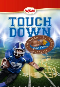 Wawi Touch Down American Football Schokolade Salted Caramel